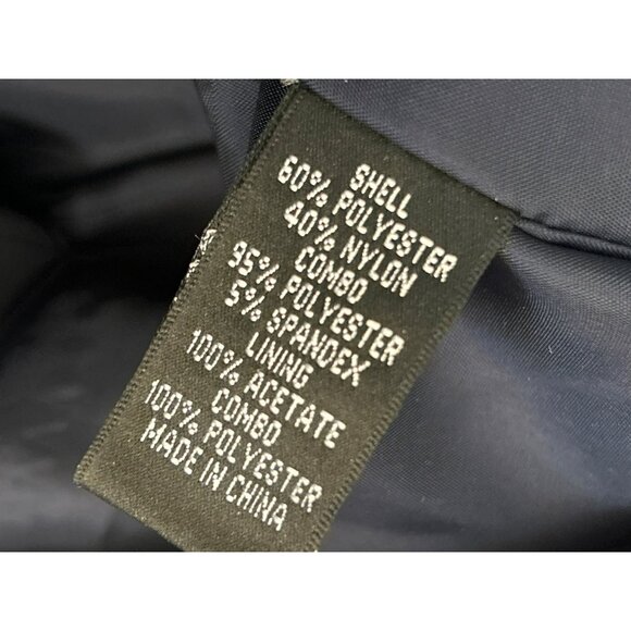 Adrianna Papell Navy Blue Cap Sleeve Embellished V-Neck Dress Size 6 HOCO - Picture 6 of 7